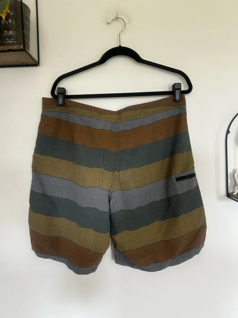 Toad&Co‎ Men’s Swim Trunks Striped Earth Tones Size 36